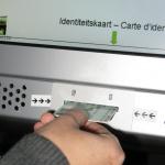 De inschrijving start met het lezen van de elektronische identiteitskaart van de pati�nt
