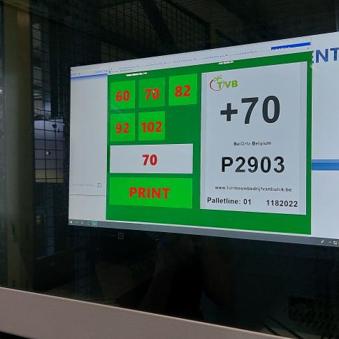 Presa a réalisé, à l'aide du logiciel NiceLabel Powerforms, une connexion pratique entre leur cercleuse et l'étiqueteuse de palettes ALcode