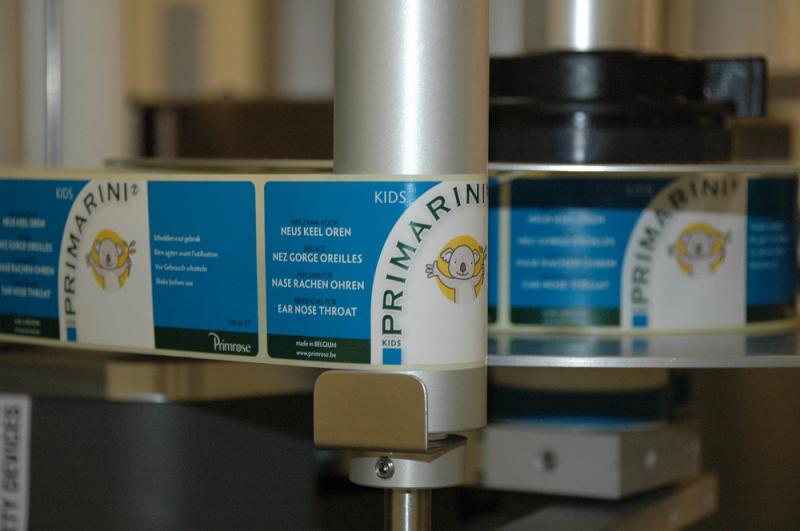 Inkjet printen en etiketteren van voedingssupplementen bij Primrose Laboratories