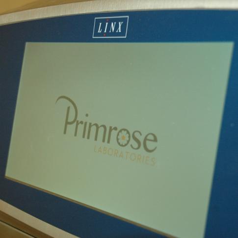 Touchscreen van de Linx kleinkarakter inkjet printer