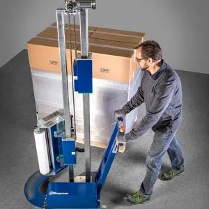 Semi-automatische robot palletwikkelaars Wrapman en Xtenser