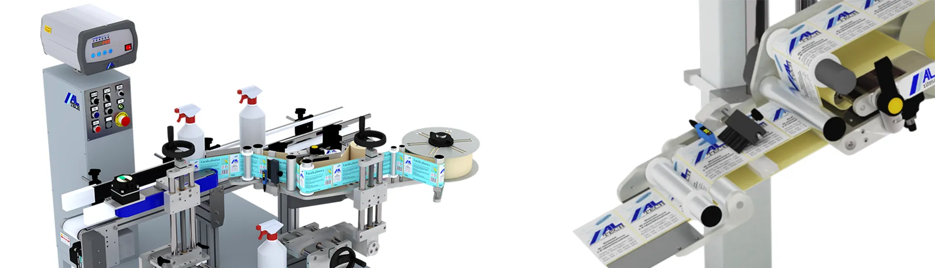 Soorten label applicators, etiketteermachines op de markt.