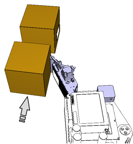 vacuum grid label applicator