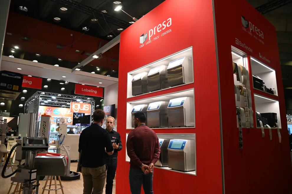 Overzicht stand Presa op Empack