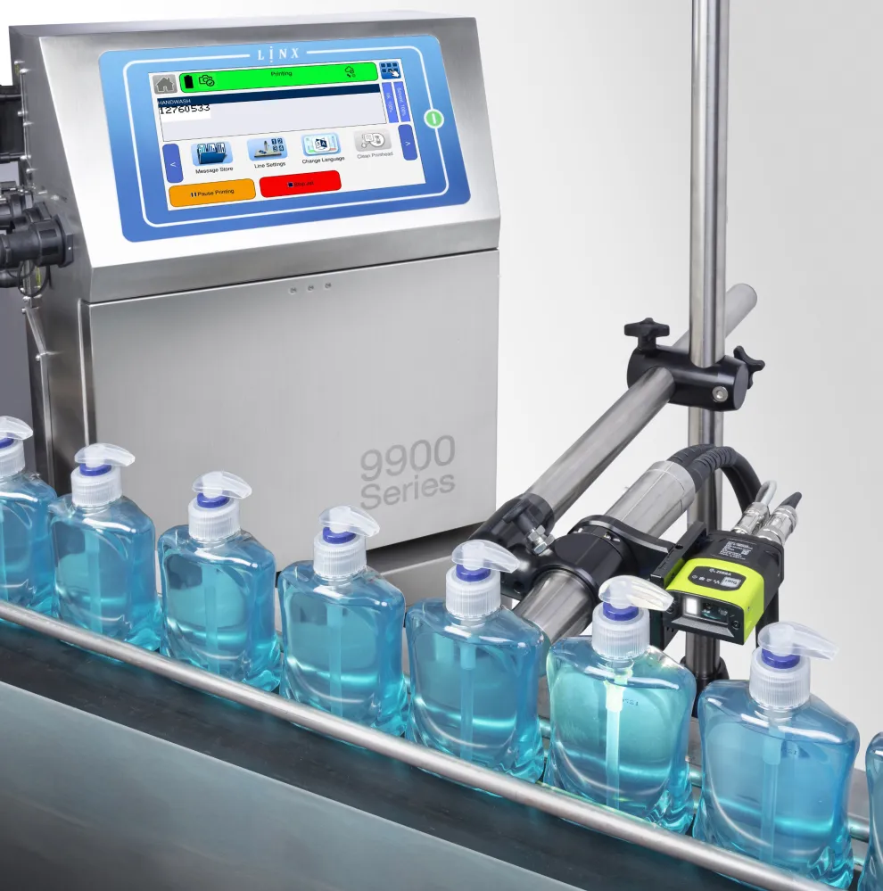 Linx lanceert nieuwe 9000 Series CIJ-printers