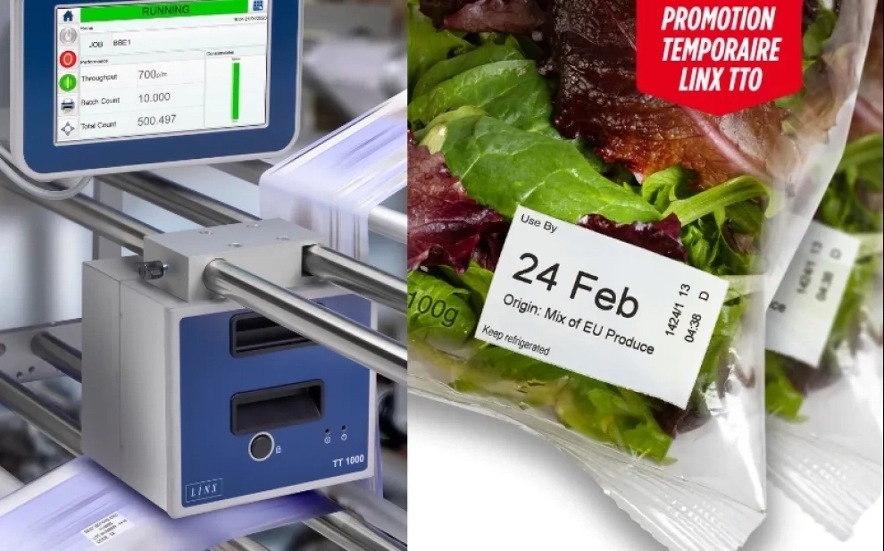 Action temporaire TTO Linx : 5 ans de garantie + tête d’impression supplémentaire gratuite